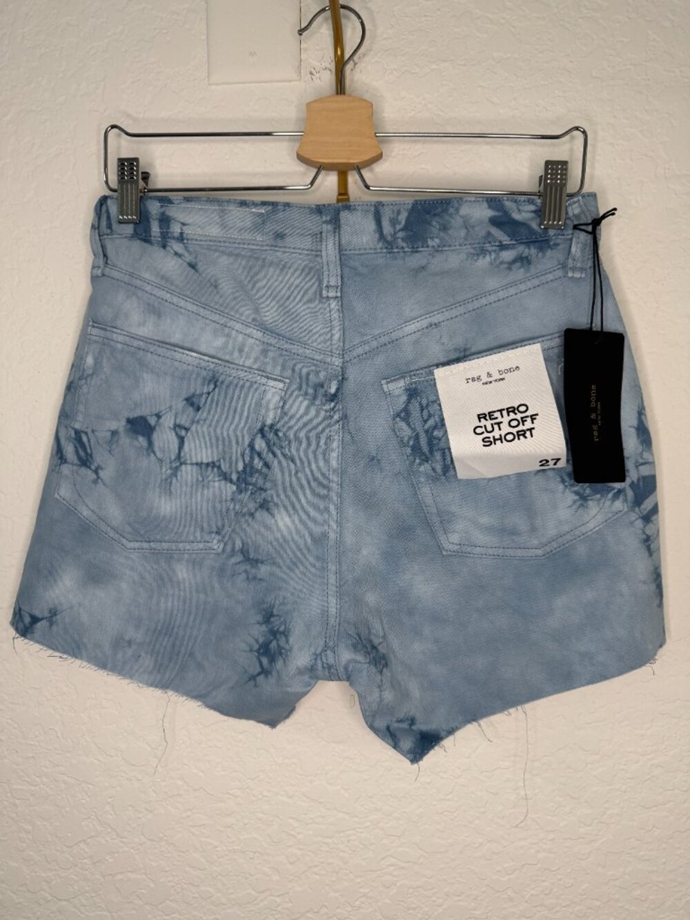 NWT Rag & Bone Tie Dye Retro Cut Off Shorts- 27- MSRP $248 - Picture 4 of 9